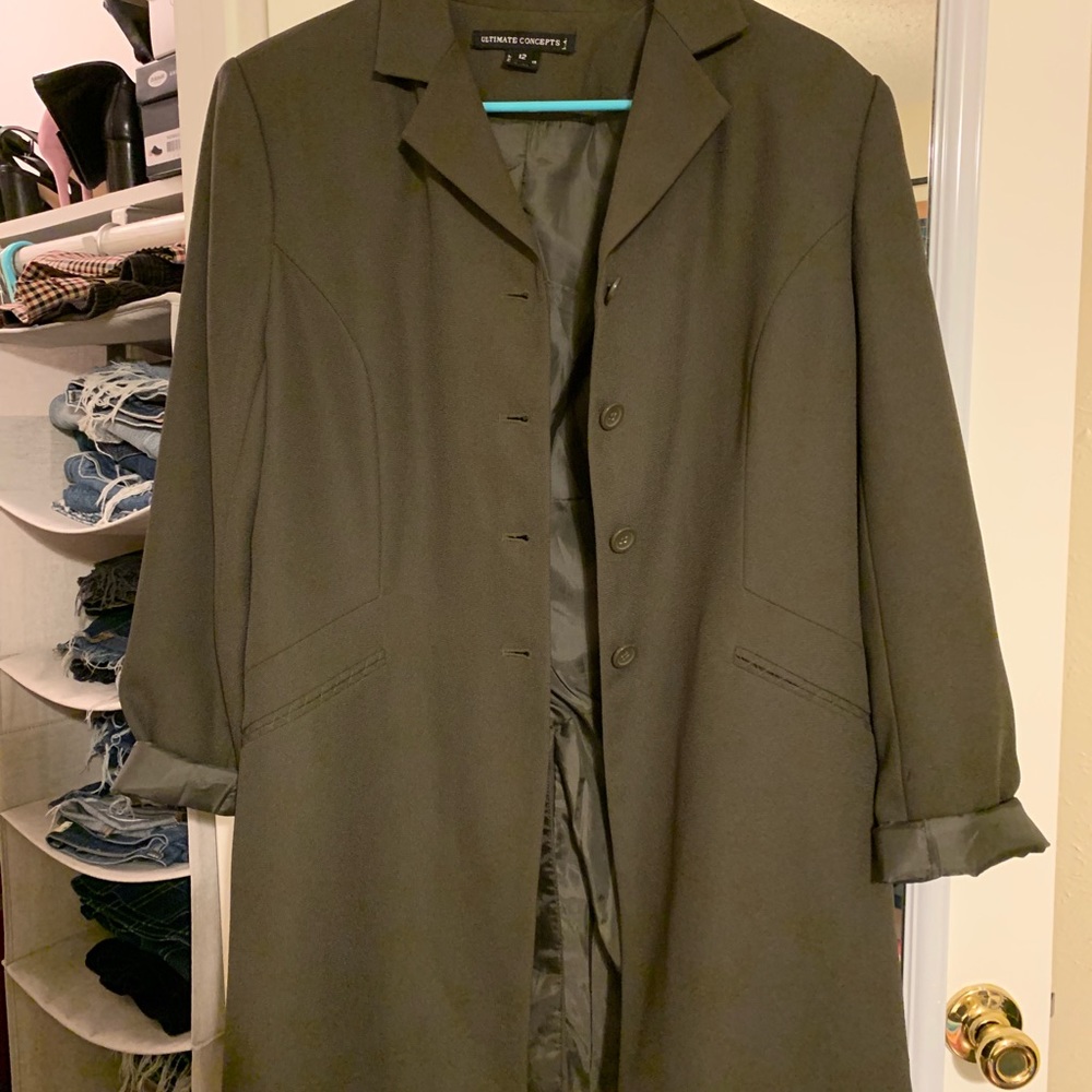 Vintage army green blazer!